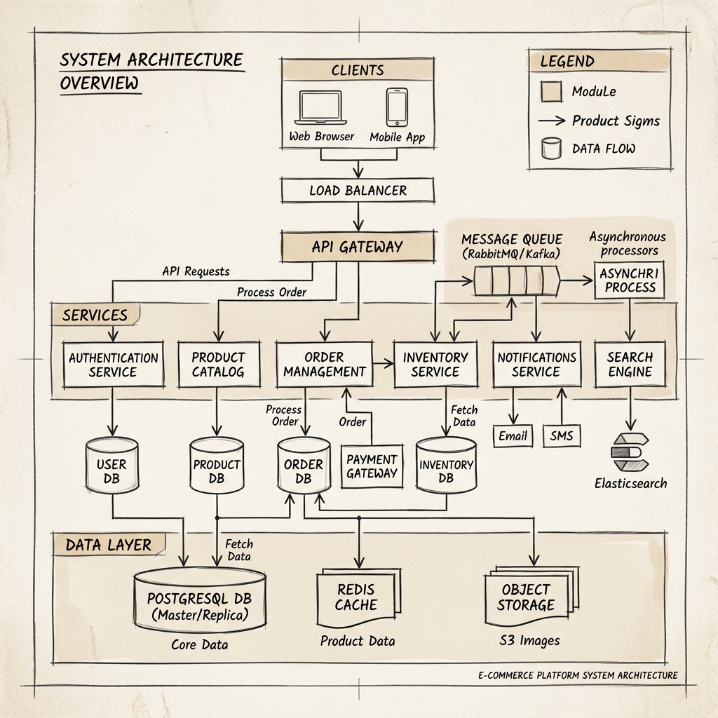 Traditional Software System Architecture